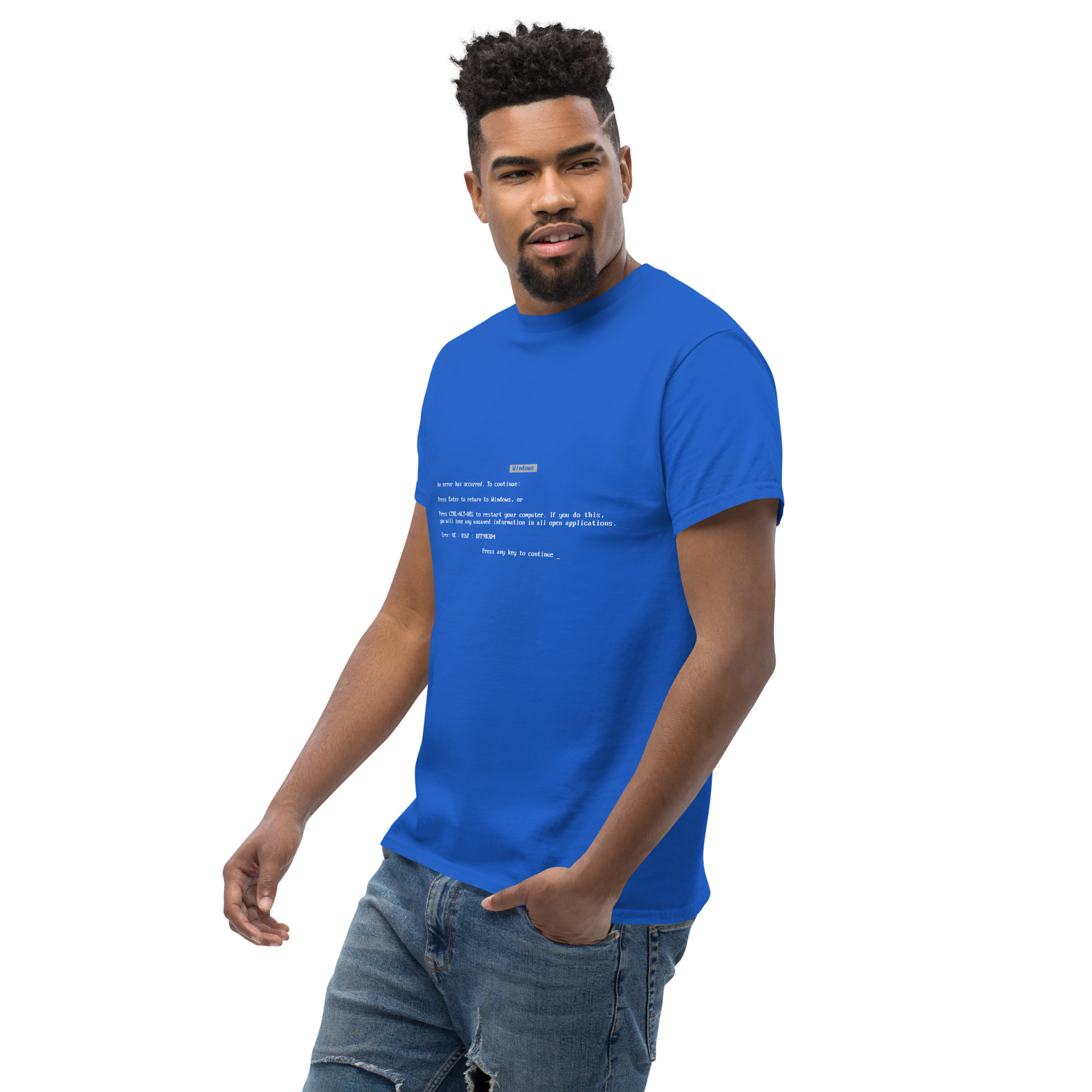 Windows Blue Screen of Death (BSOD) Unisex classic tee