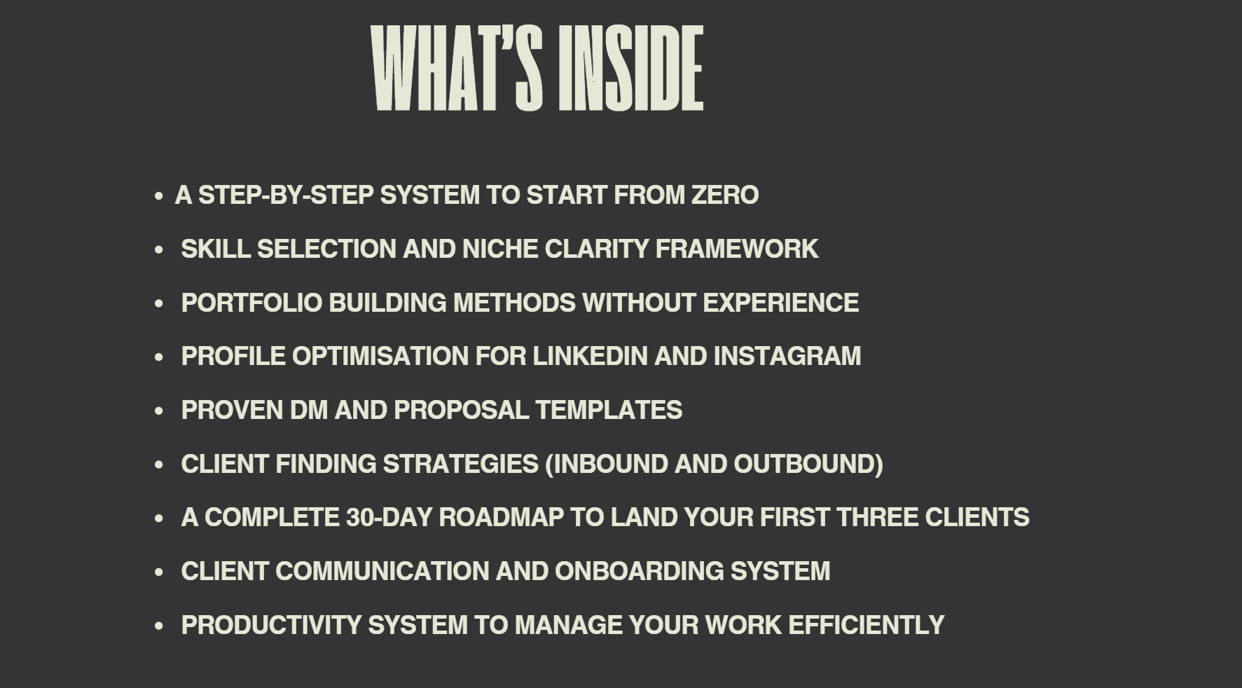 Guide to Land your first Client in 30 Days
