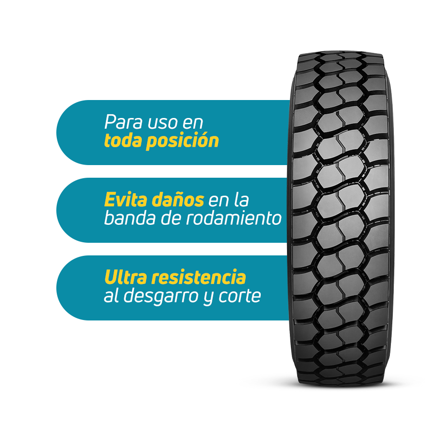 Llanta JD755 - 12R22.5