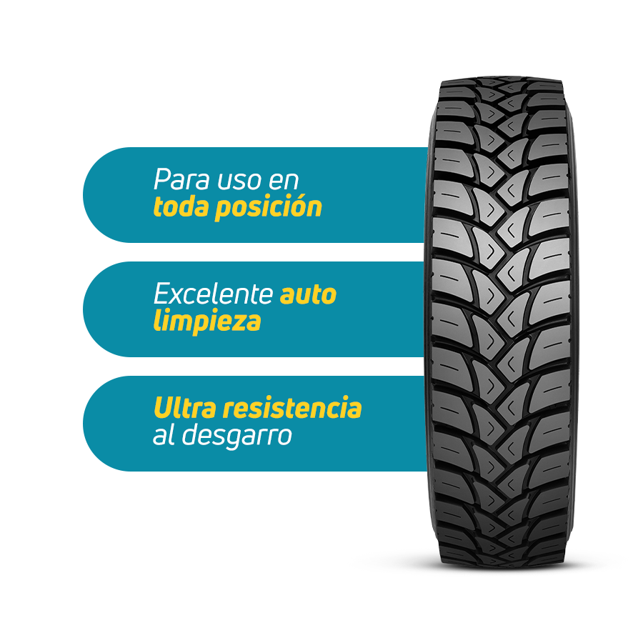 Llanta JD758 - 12R22.5