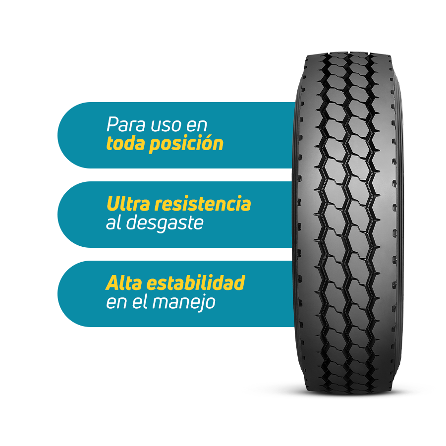 Llanta JA665 - 12R22.5
