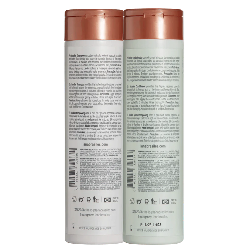 Kit Shampoo e Condicionador Vegano Inceller