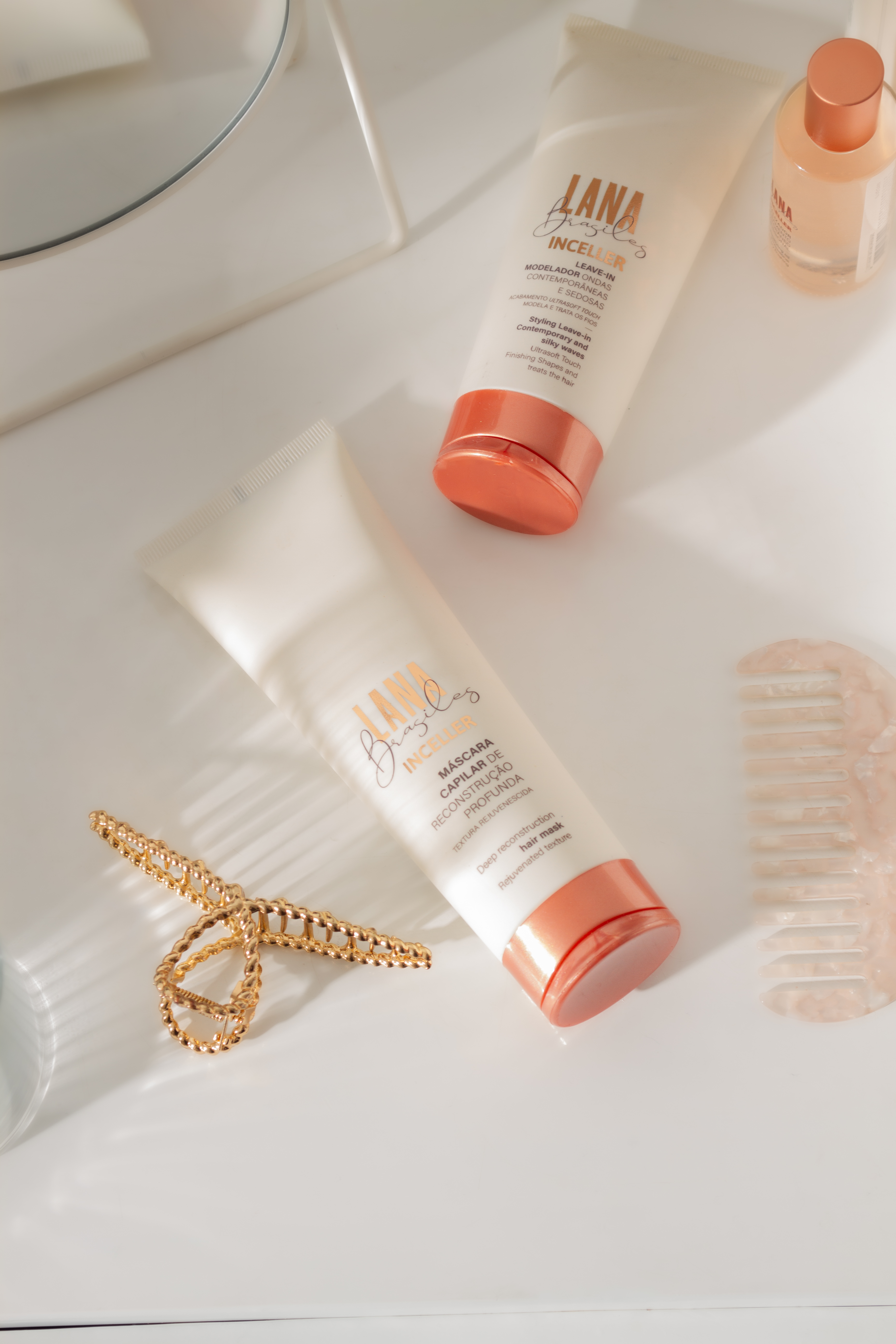 Máscara Capilar Inceller  250ml + Leave-In 200ml + Óleo Finalizador 60ml