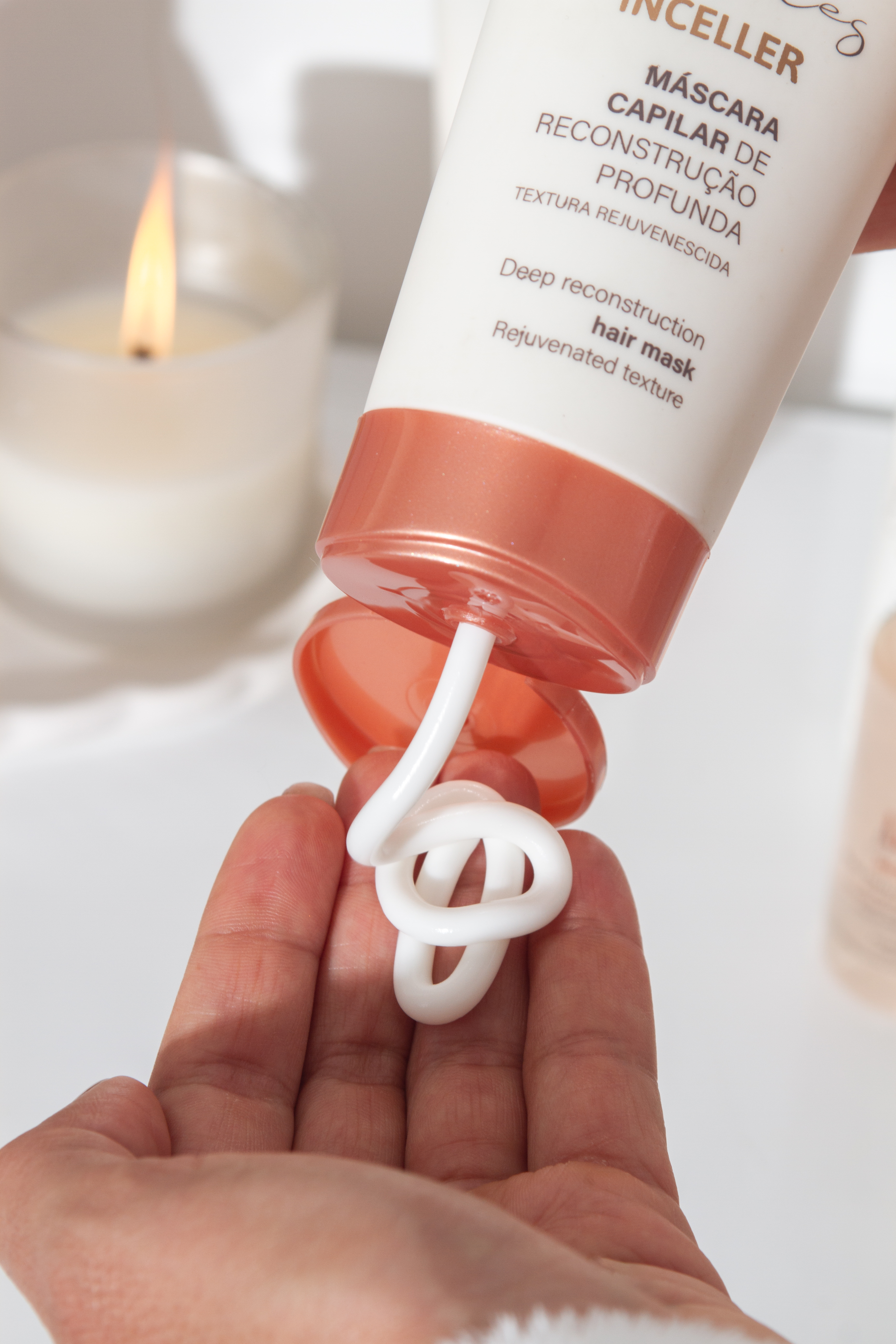 Shampoo e Condicionador Inceller 250ml + Máscara Reconstrução Capilar 250ml