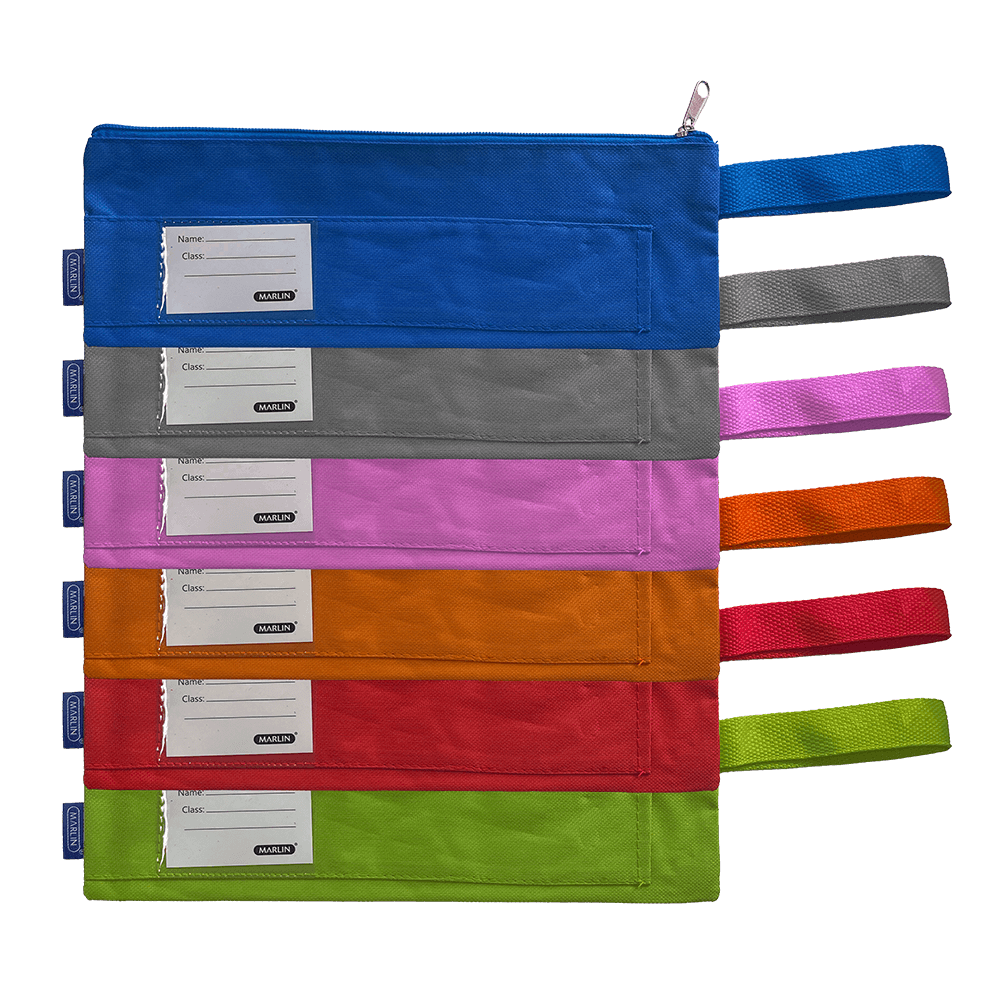 Multi-Colored Document Pouch Set