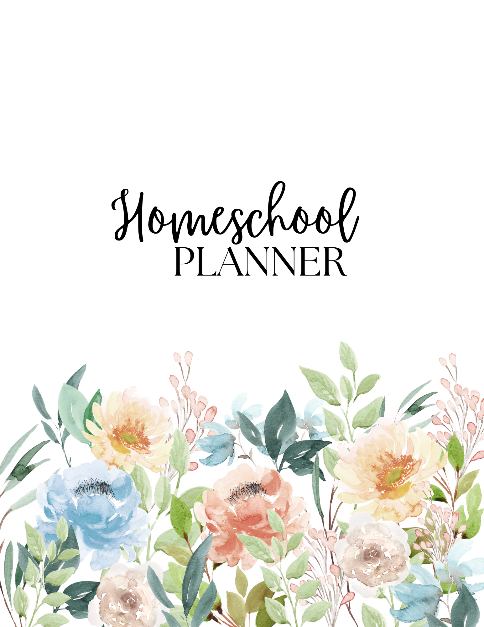 Printable Homeschool Planner
