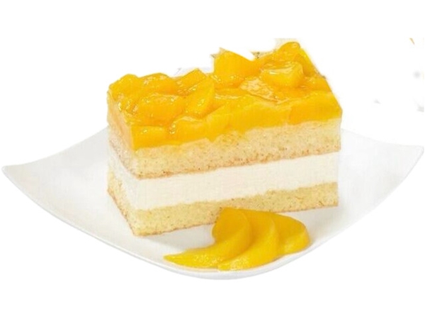 Glutenvrij Lactose-arm Perzik Kwarkgebak