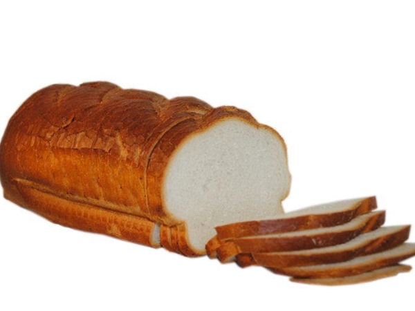 Vloerwitbrood gesneden