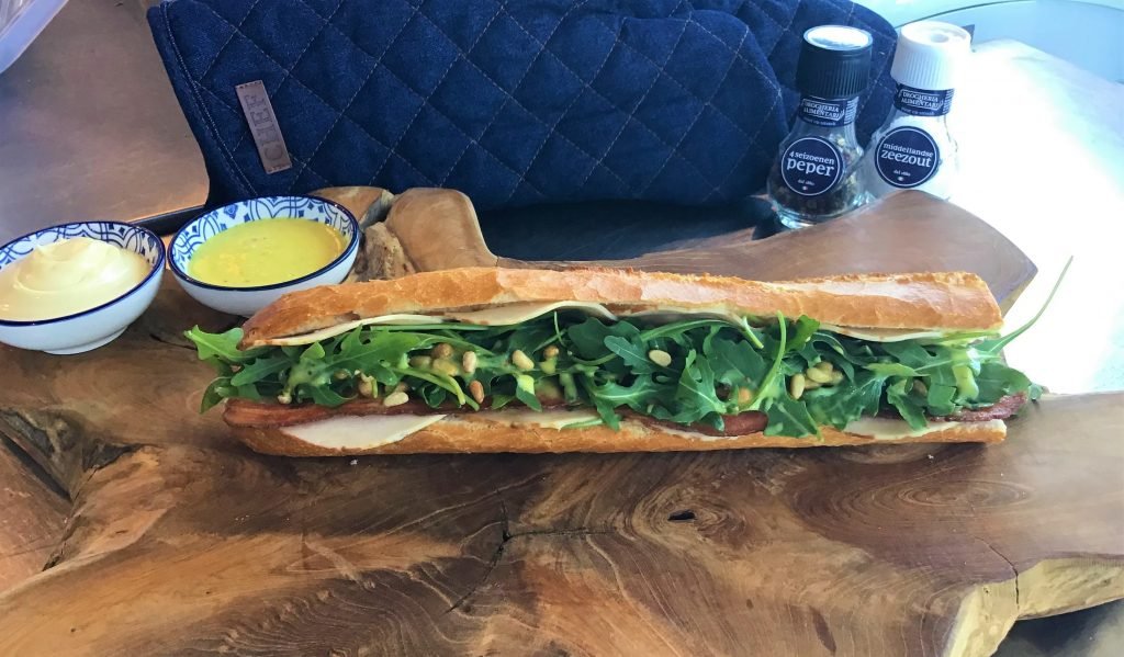 Kipfilet Crispy bacon broodje