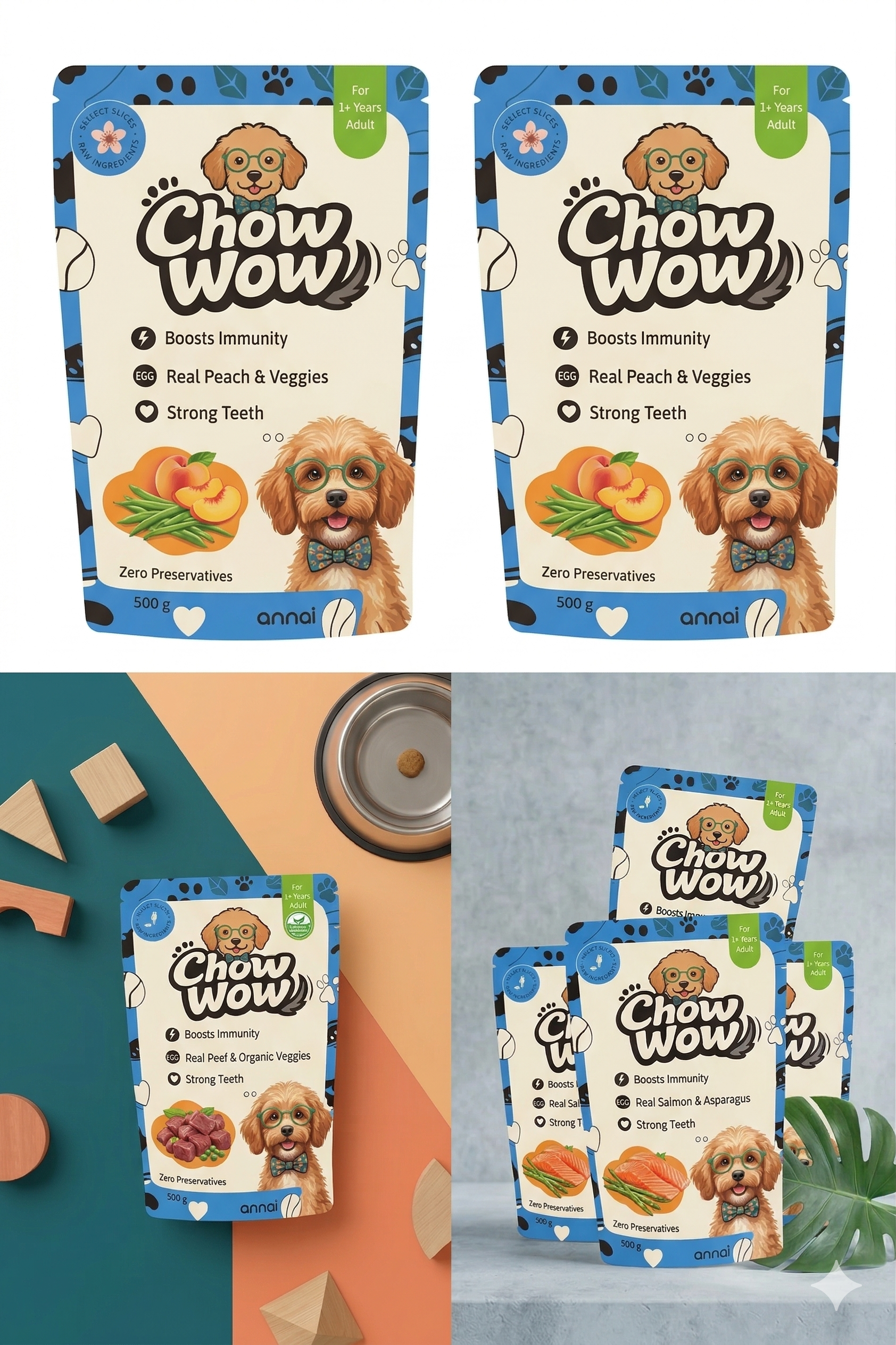Chowwow Puppy Growth Chicken Kibble