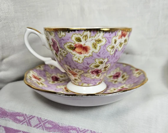 Lavender Fields Teacup Candle