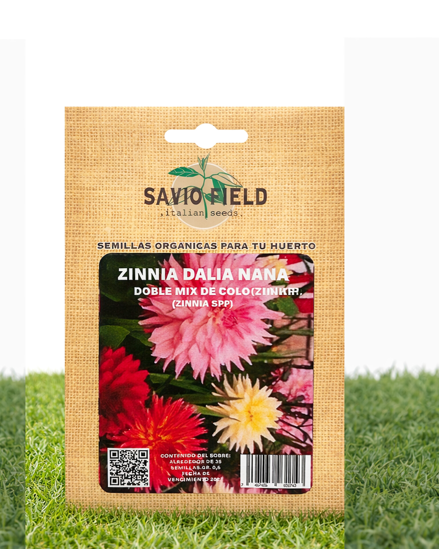 Semillas de Zinnia DALIA NANA DOBLE MIXTA