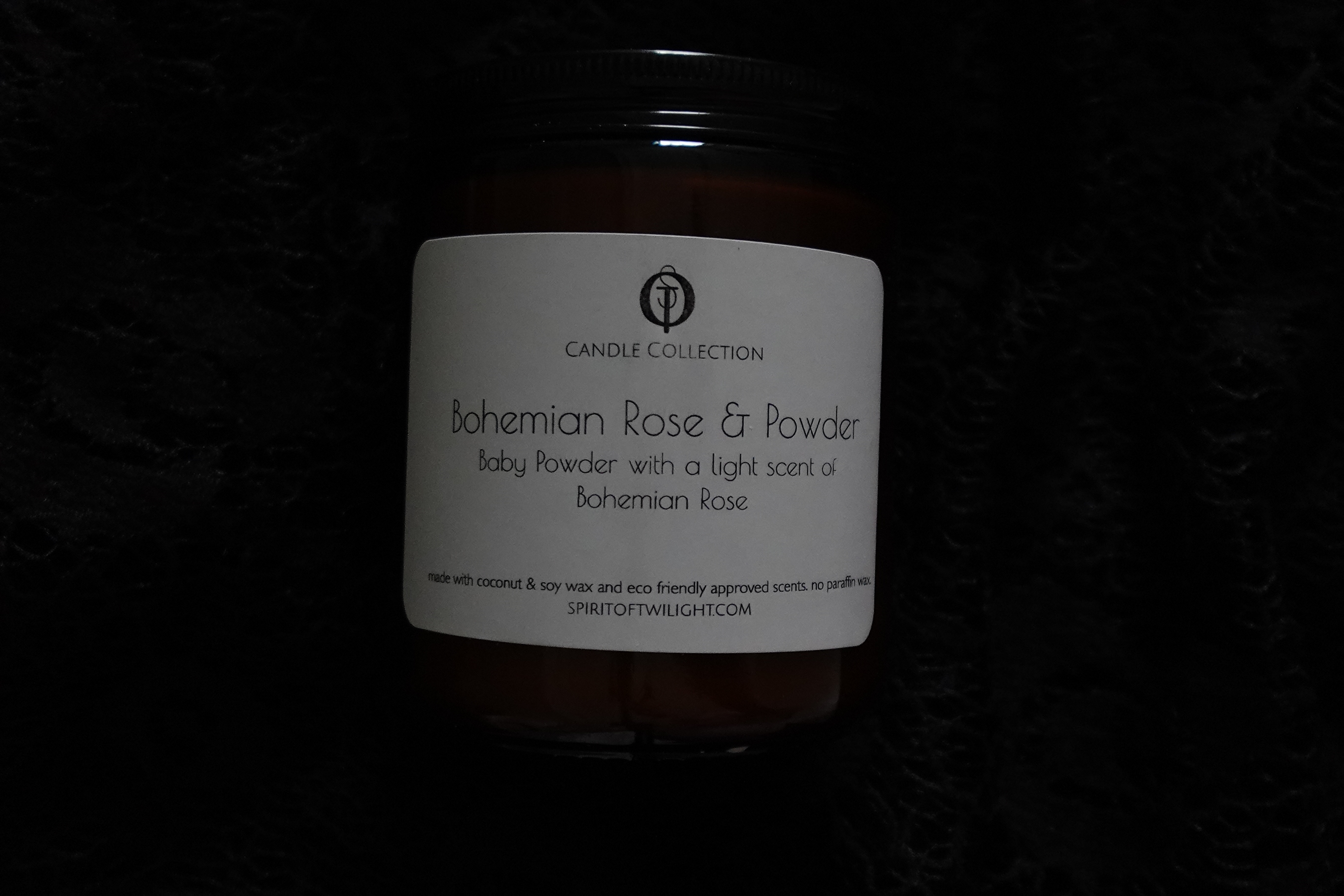 Bohemian Rose & Powder 8oz Candle