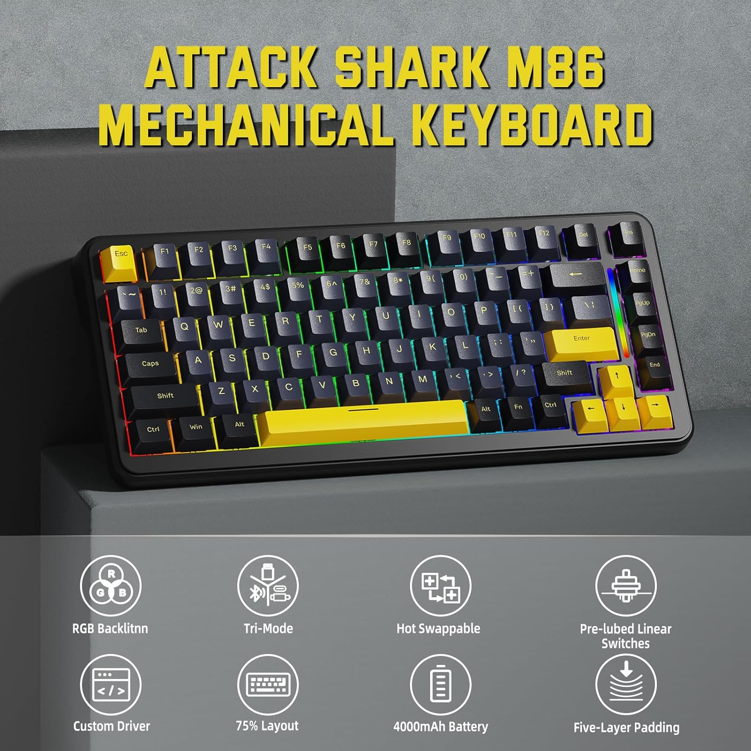 ATTACK SHARK M86