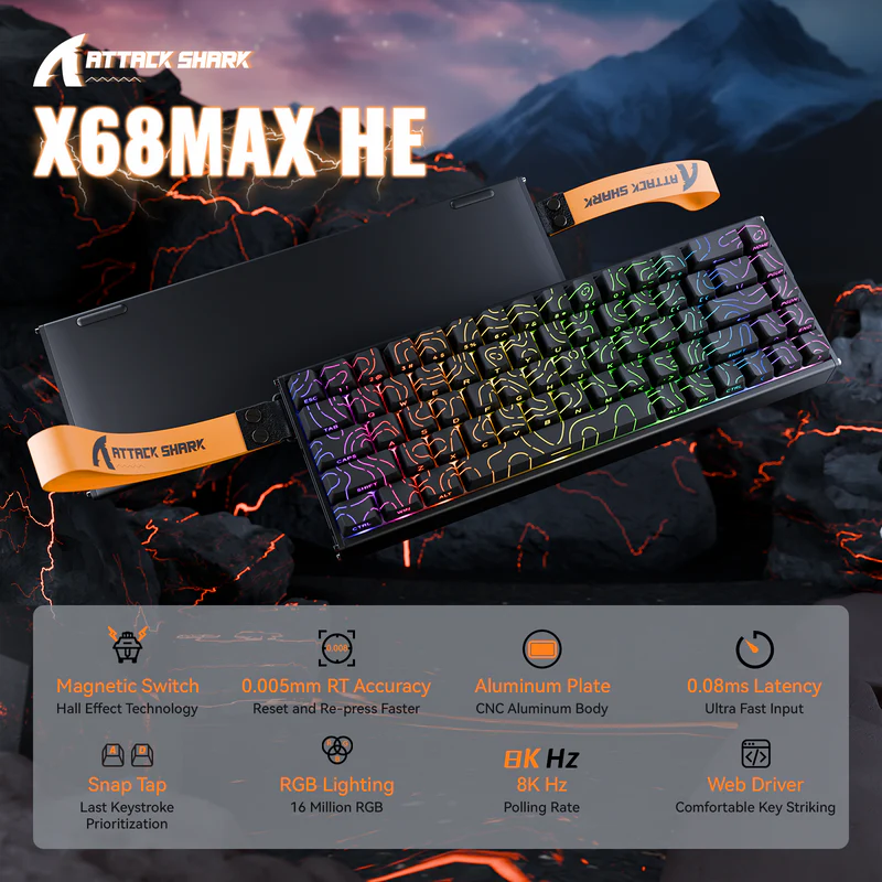 ATTACK SHARK X68MAX HE