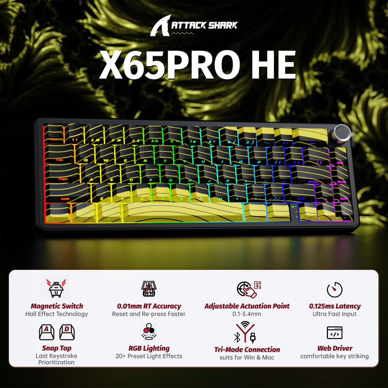 ATTACK SHARK X65PRO HE
