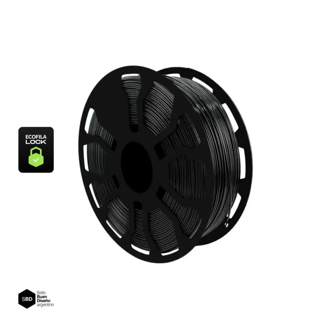 Filamento PLA Negro 1kg
