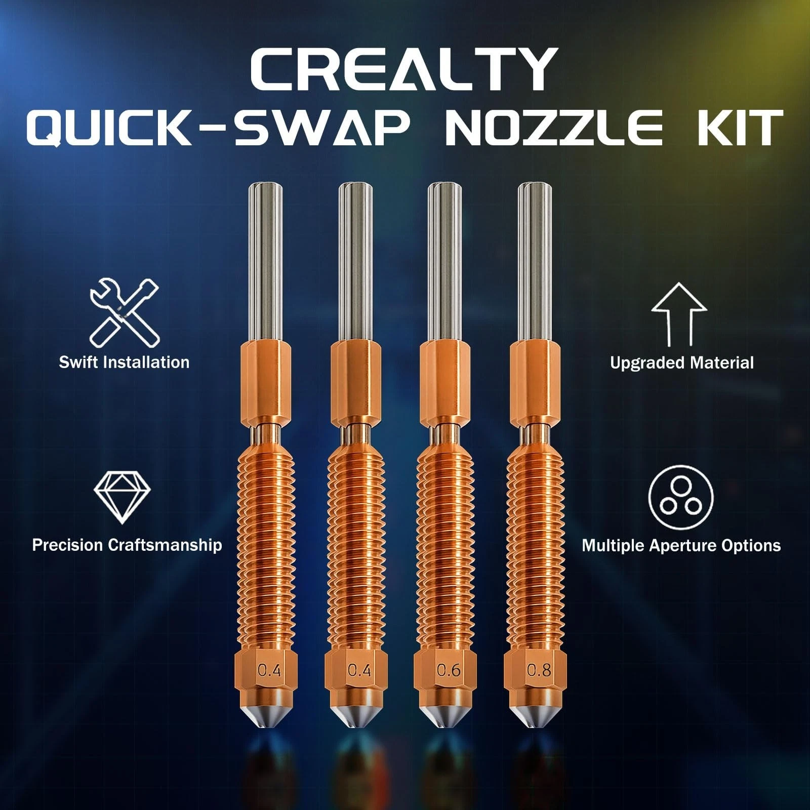 Kit de boquillas Creality Quick-Swap