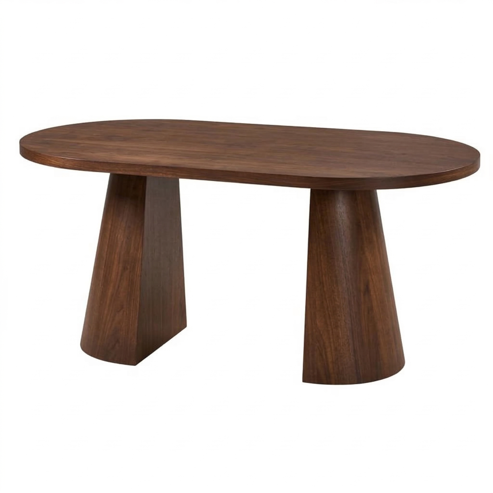 180 LİK MEŞE İKİZ OVAL MASA