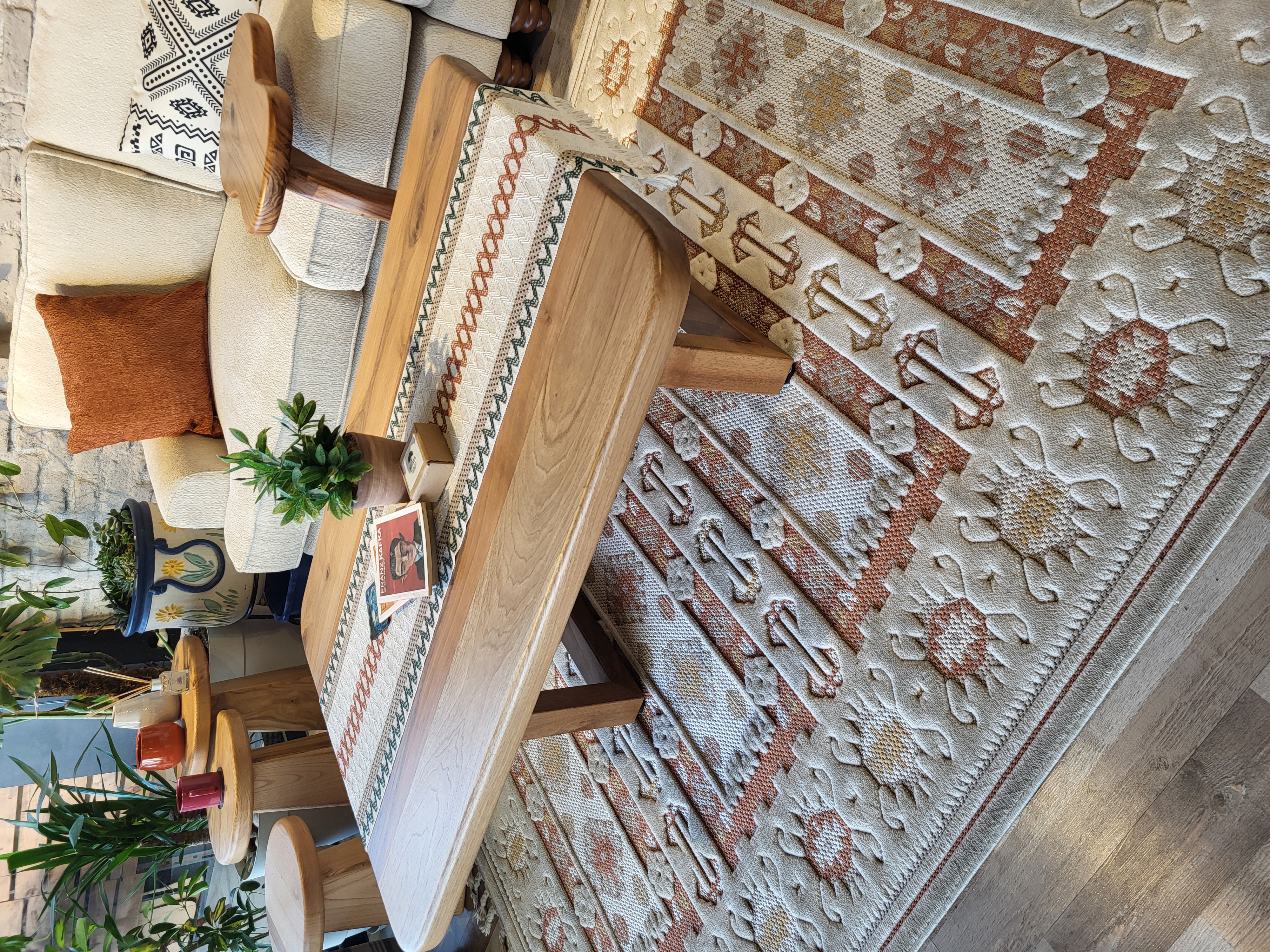 Masif Ceviz Orta Sehpa