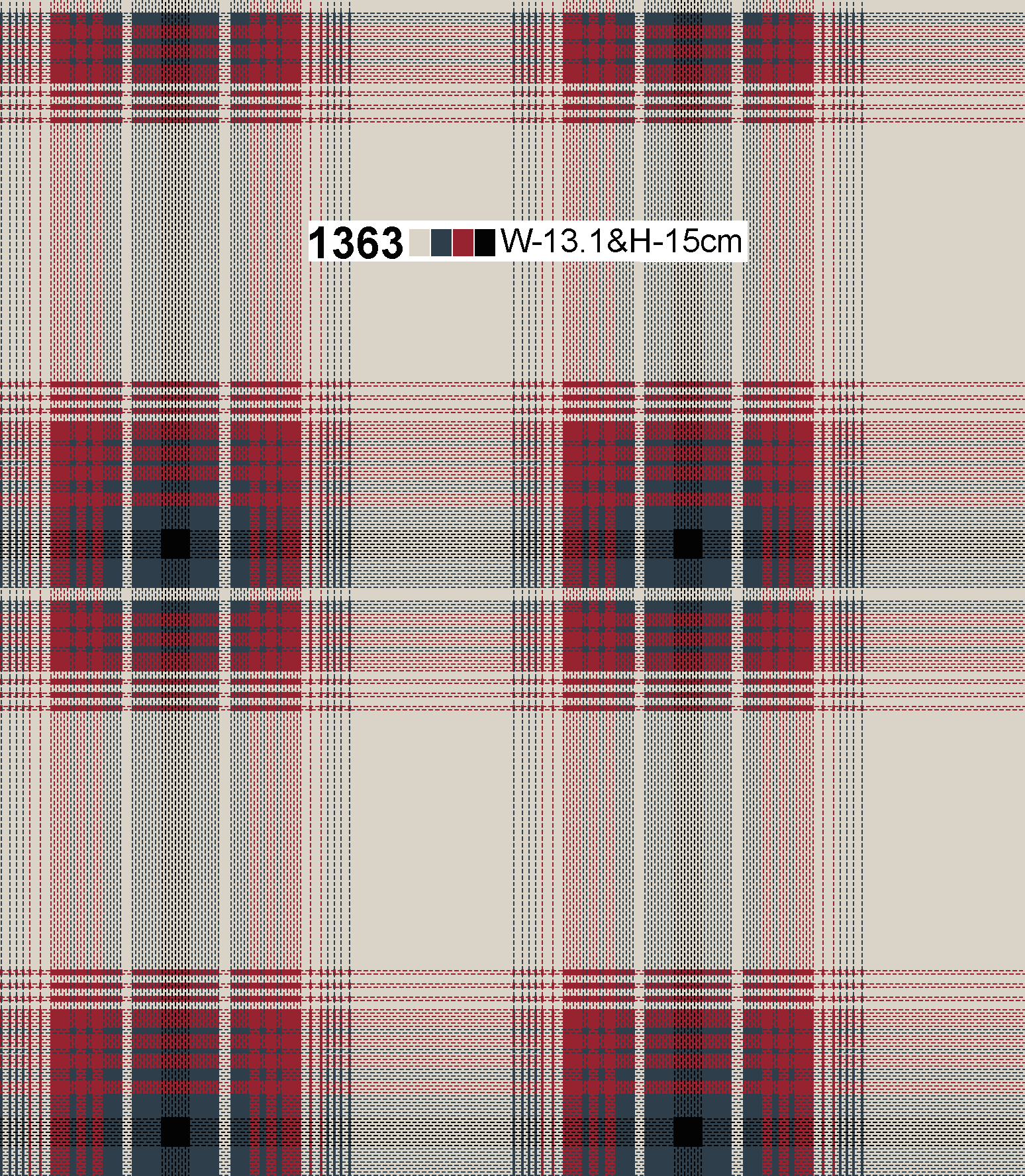 Red Check Digital Pattern