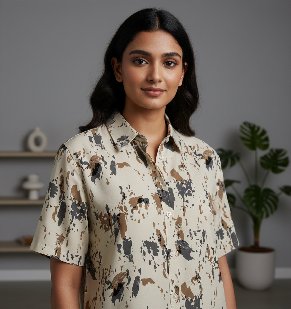 Digital Abstract Camouflage Pattern