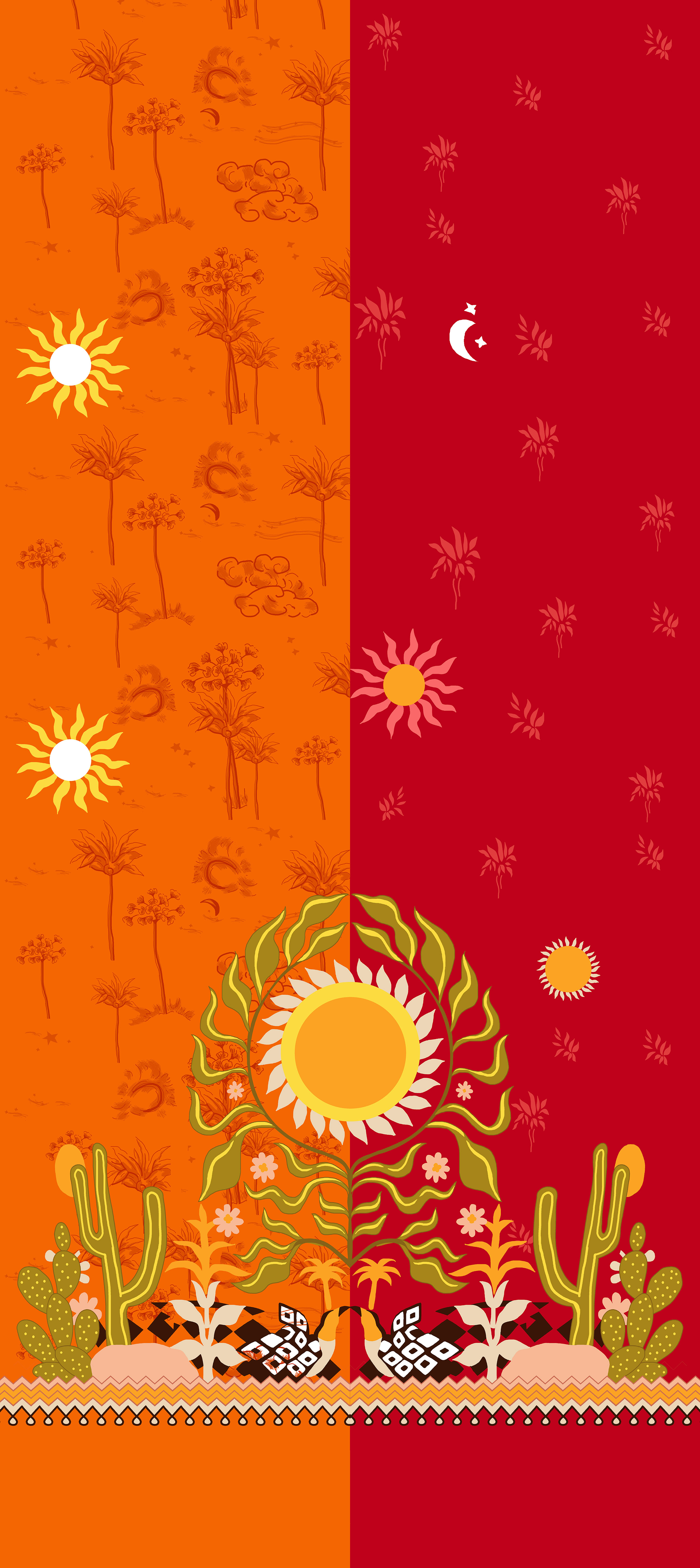 Suit Sunburst  Pattern