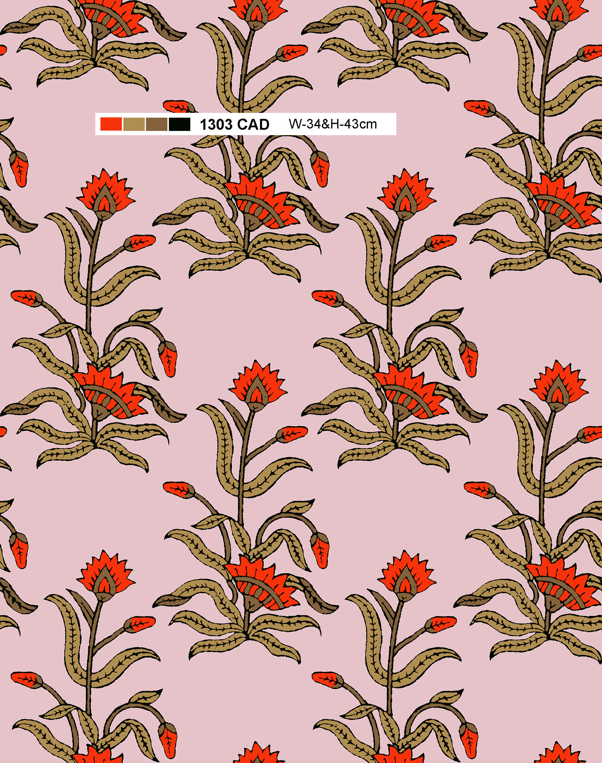 Botanical Digital Pattern