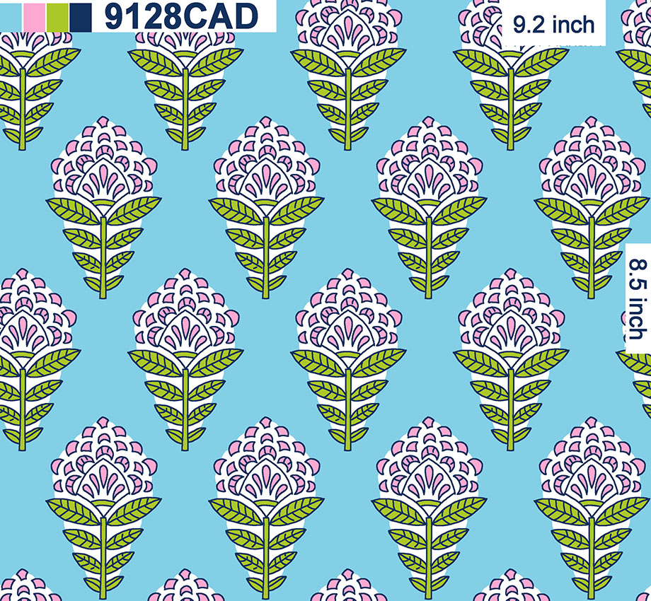 Floral Block Pattern