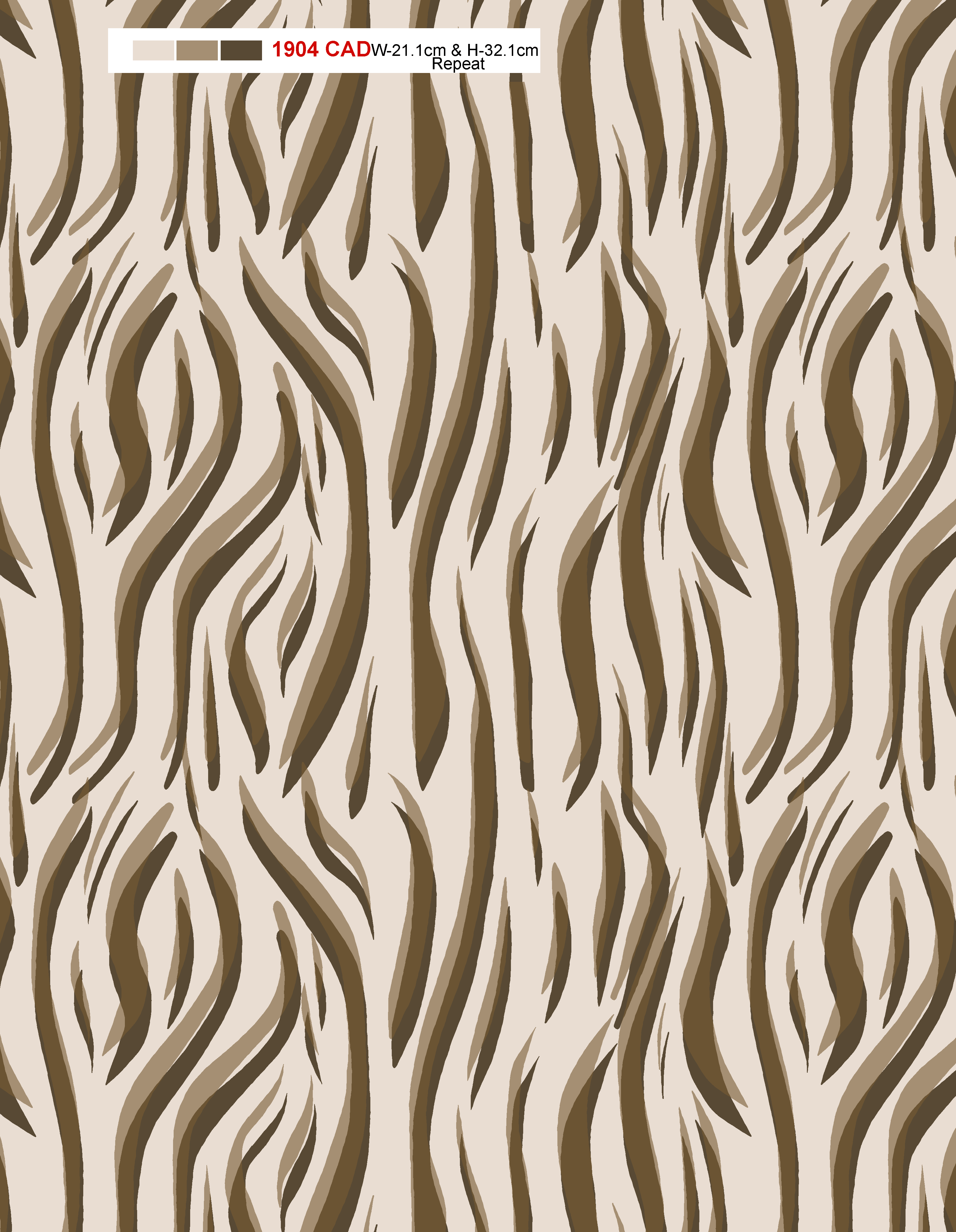 Zebra Stripe Digital Pattern