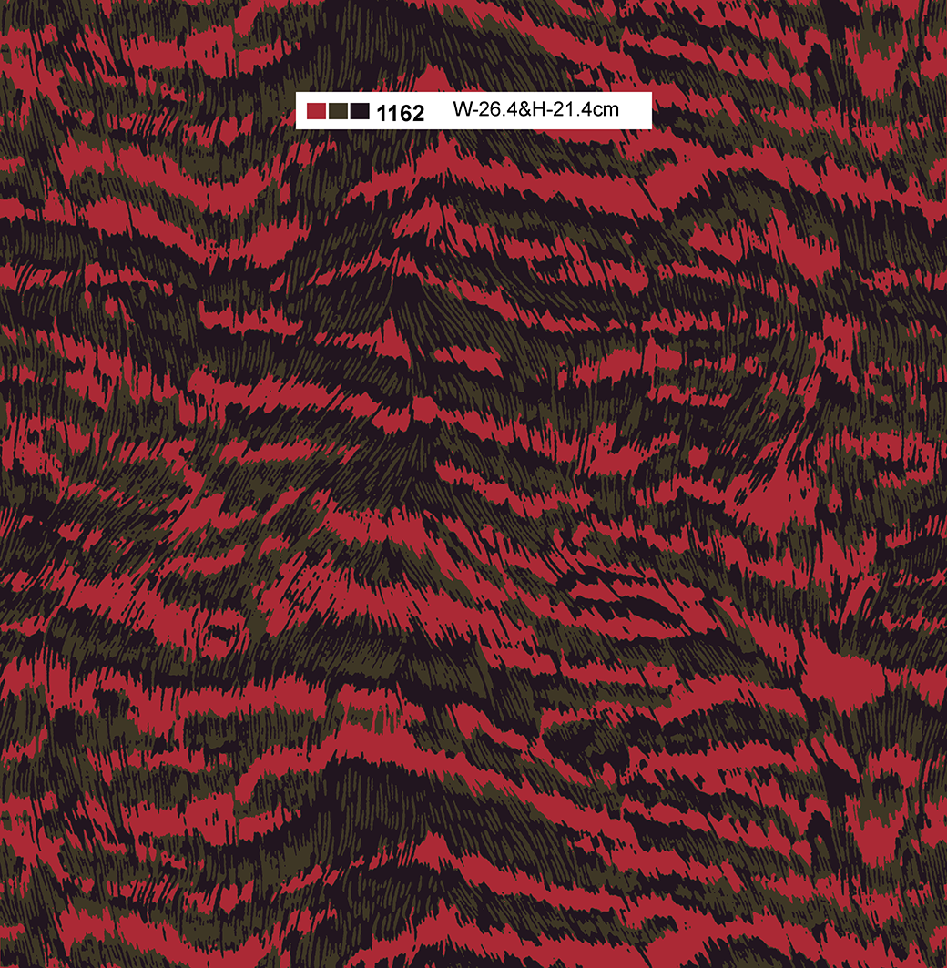 Red Tiger Digital Pattern