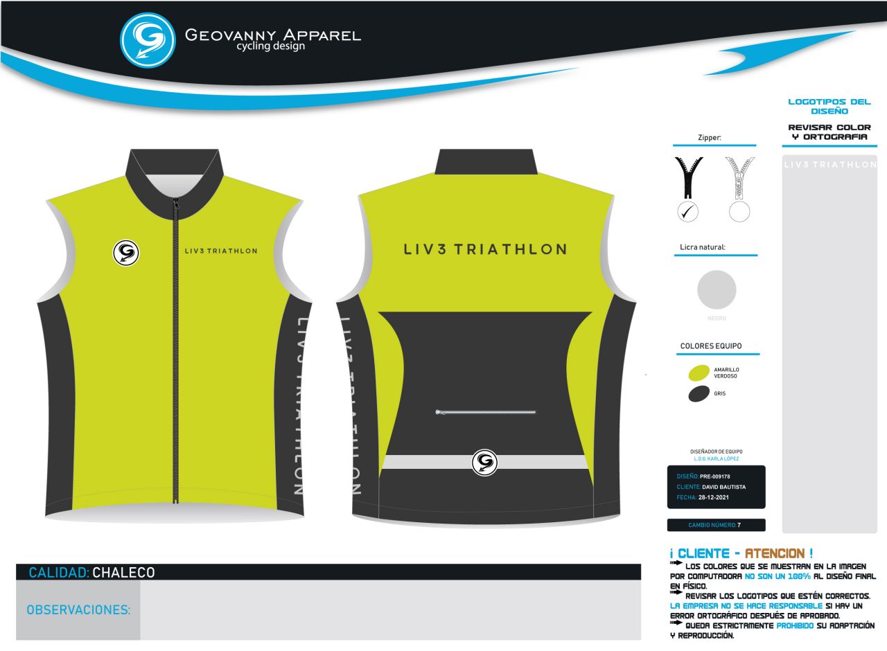 Triathlon Cycling Vest