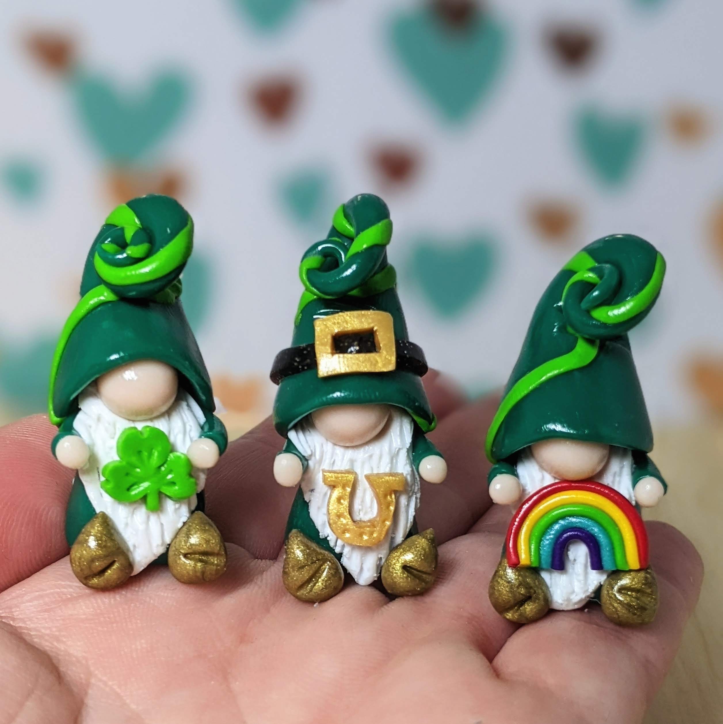 Handmade St. Patrick's Day Gnomes