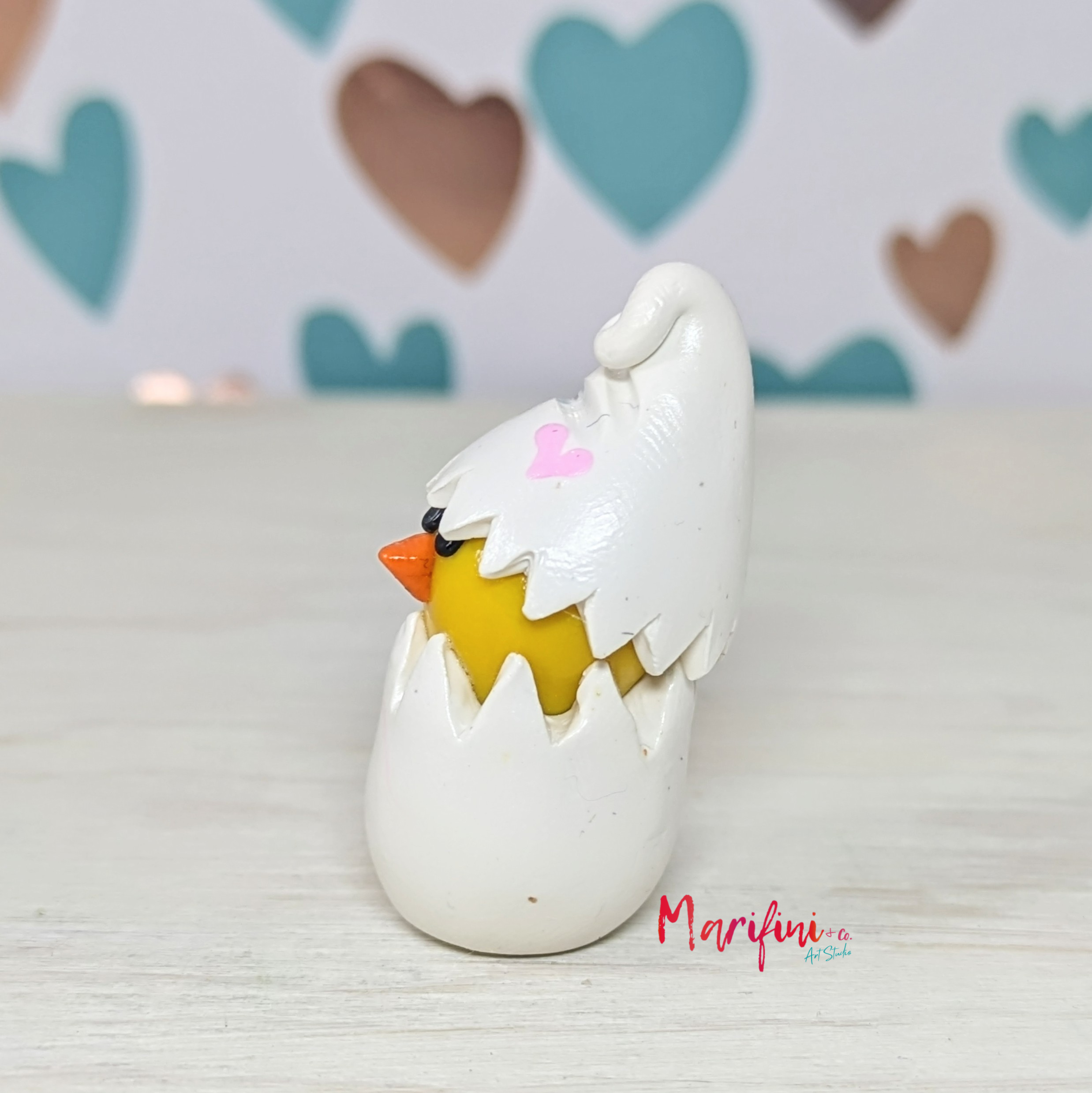 Miniature Chick with Gnome Hat