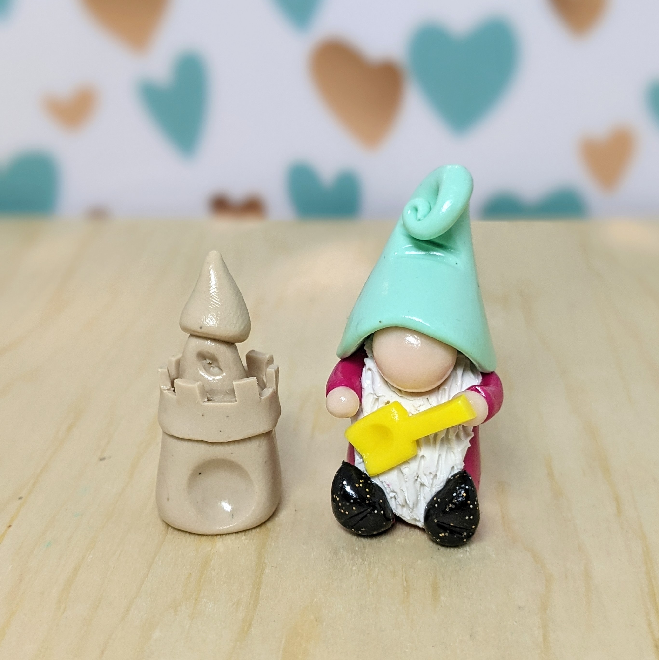 Beach Gnome + Sandcastle