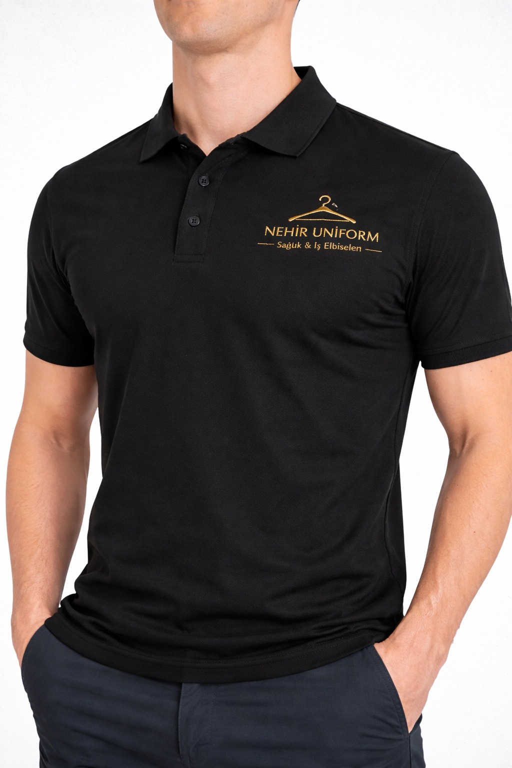 Black Uniform Polo Shirt