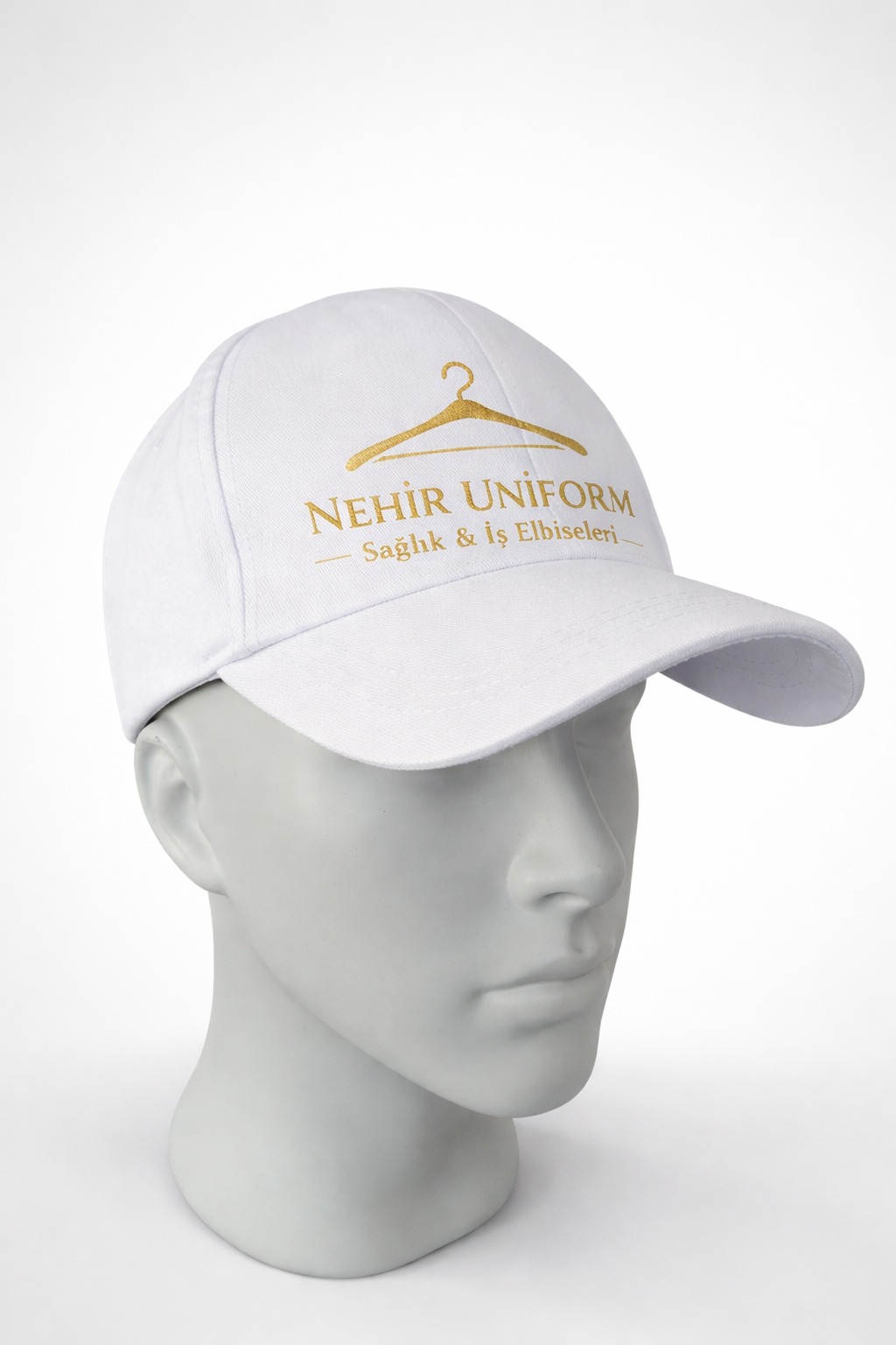 White Logo Baseball Cap