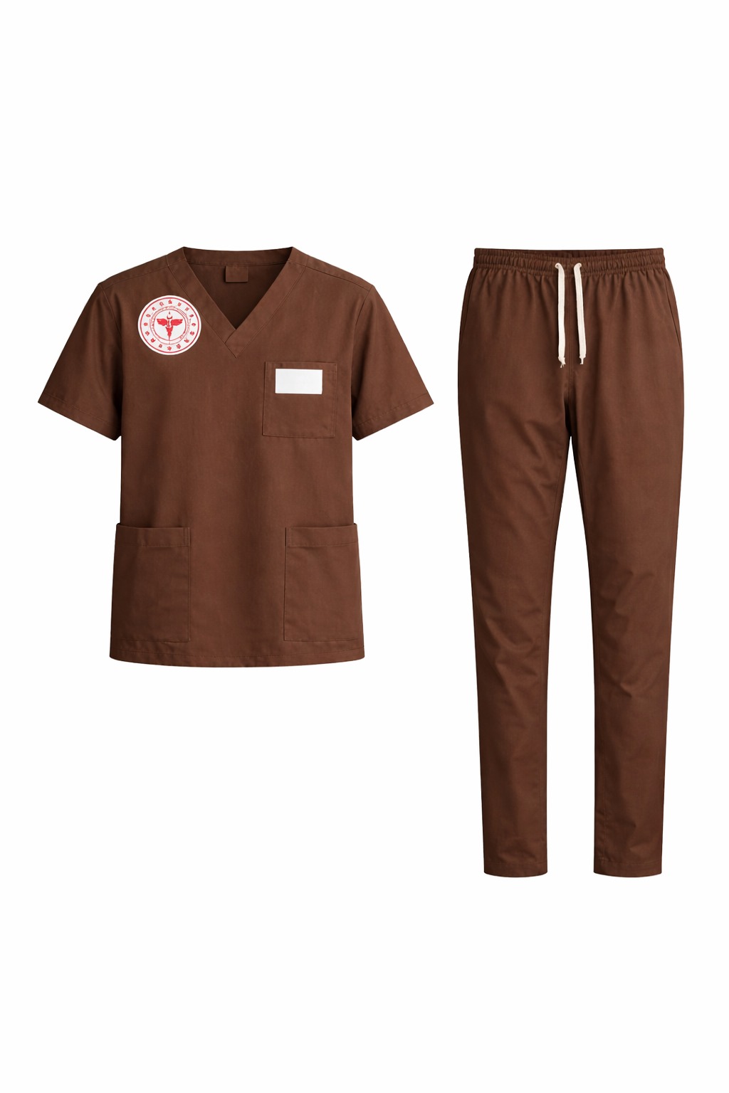 Kahverengi Scrubs Takımı