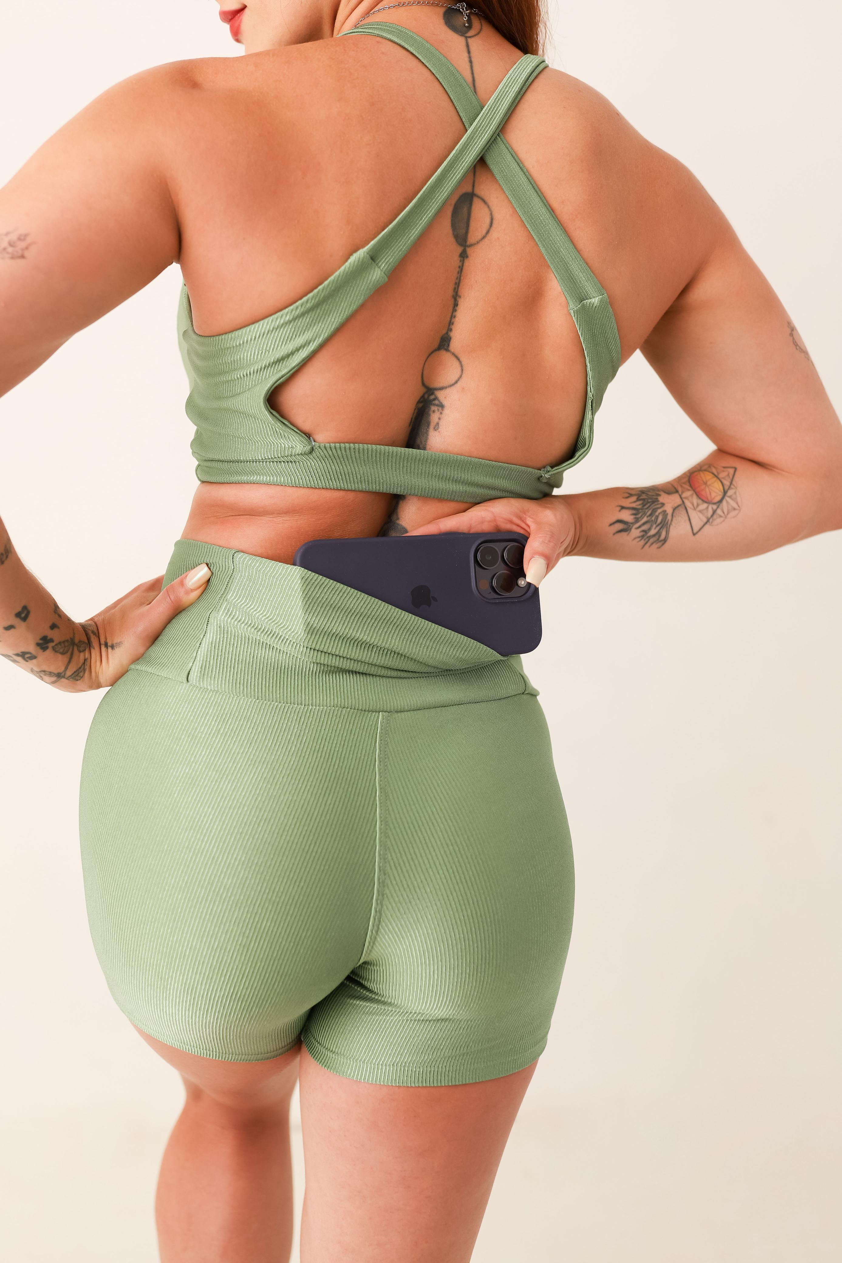 Conjunto Fitness Verde