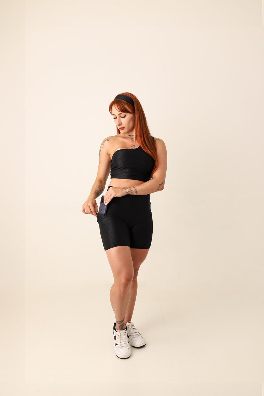 Conjunto Fitness Feminino Preto