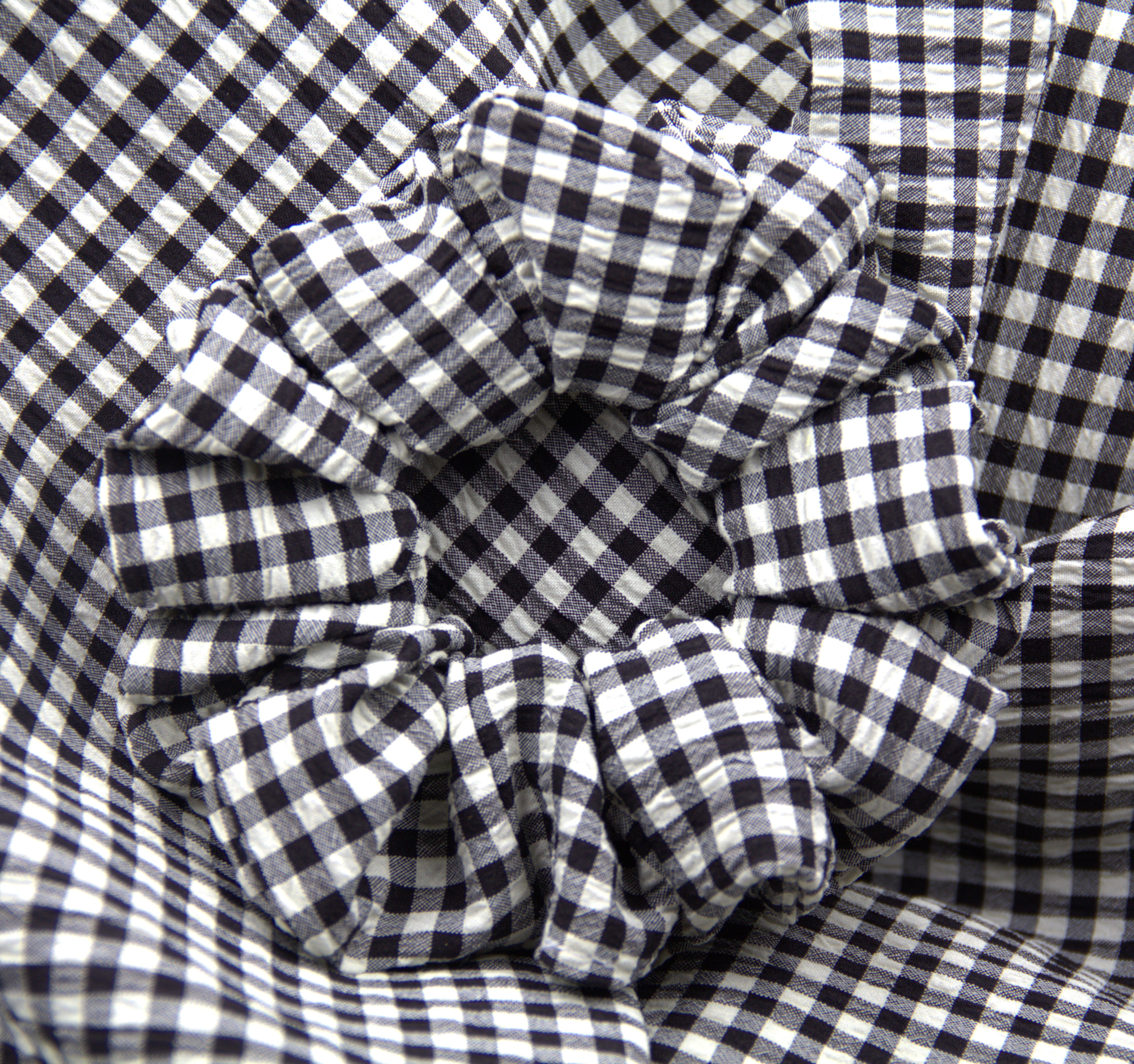 GINGHAM BLACK