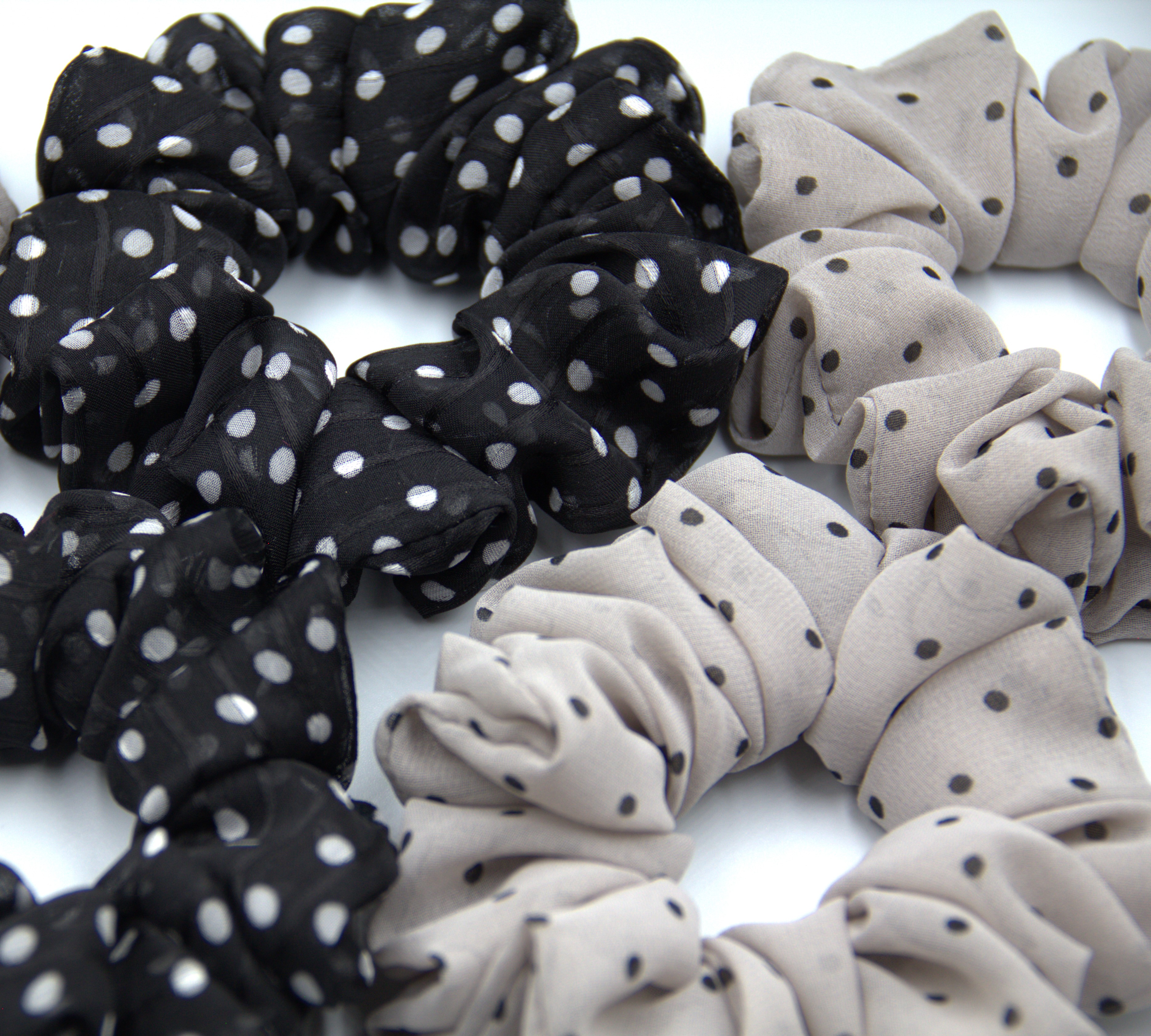 POLKADOT NUDE ORGANZA