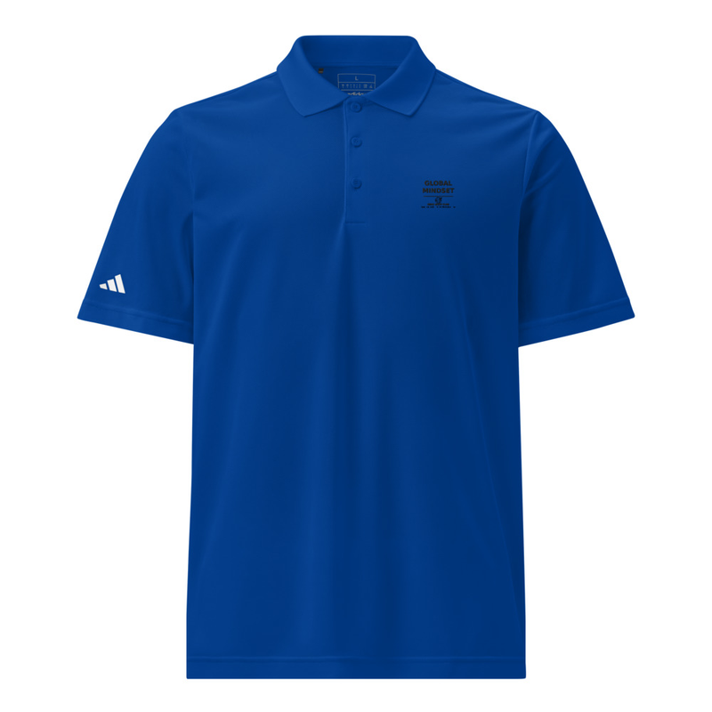 Polo Adidas blu uomo