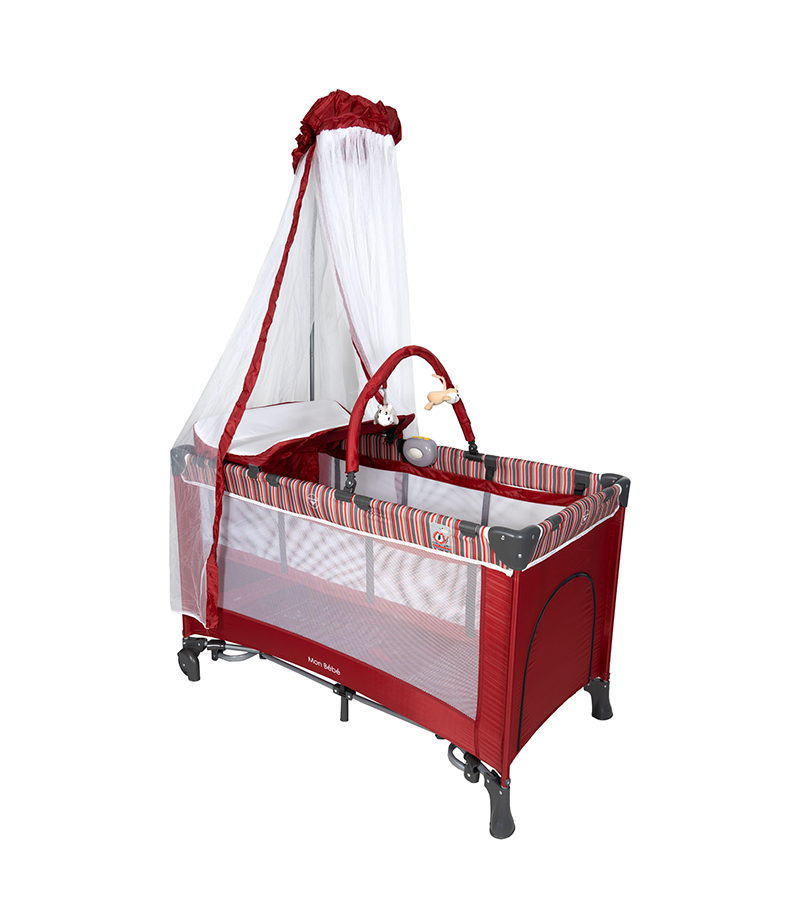 Lit parapluie bébé avec moustiquaire MON BEBE