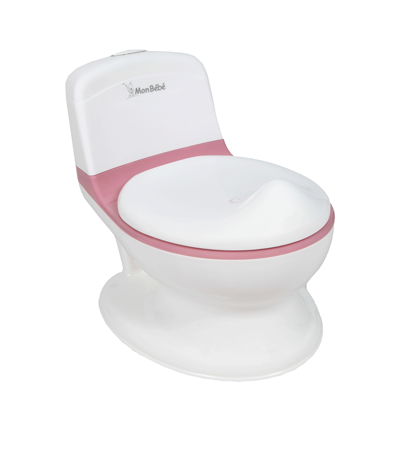 Toilette d'entraînement pour enfants rose MON BEBE