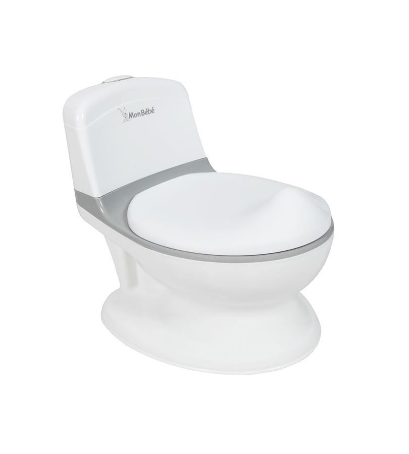 Toilette d'entraînement pour enfants gris MON BEBE