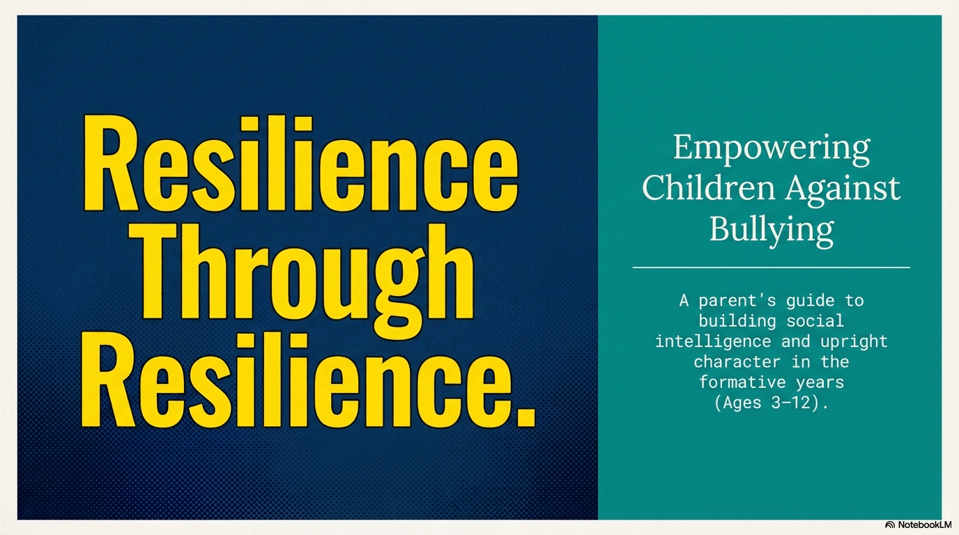 Resilience Through Resilience: Empowering Children Against Bullying