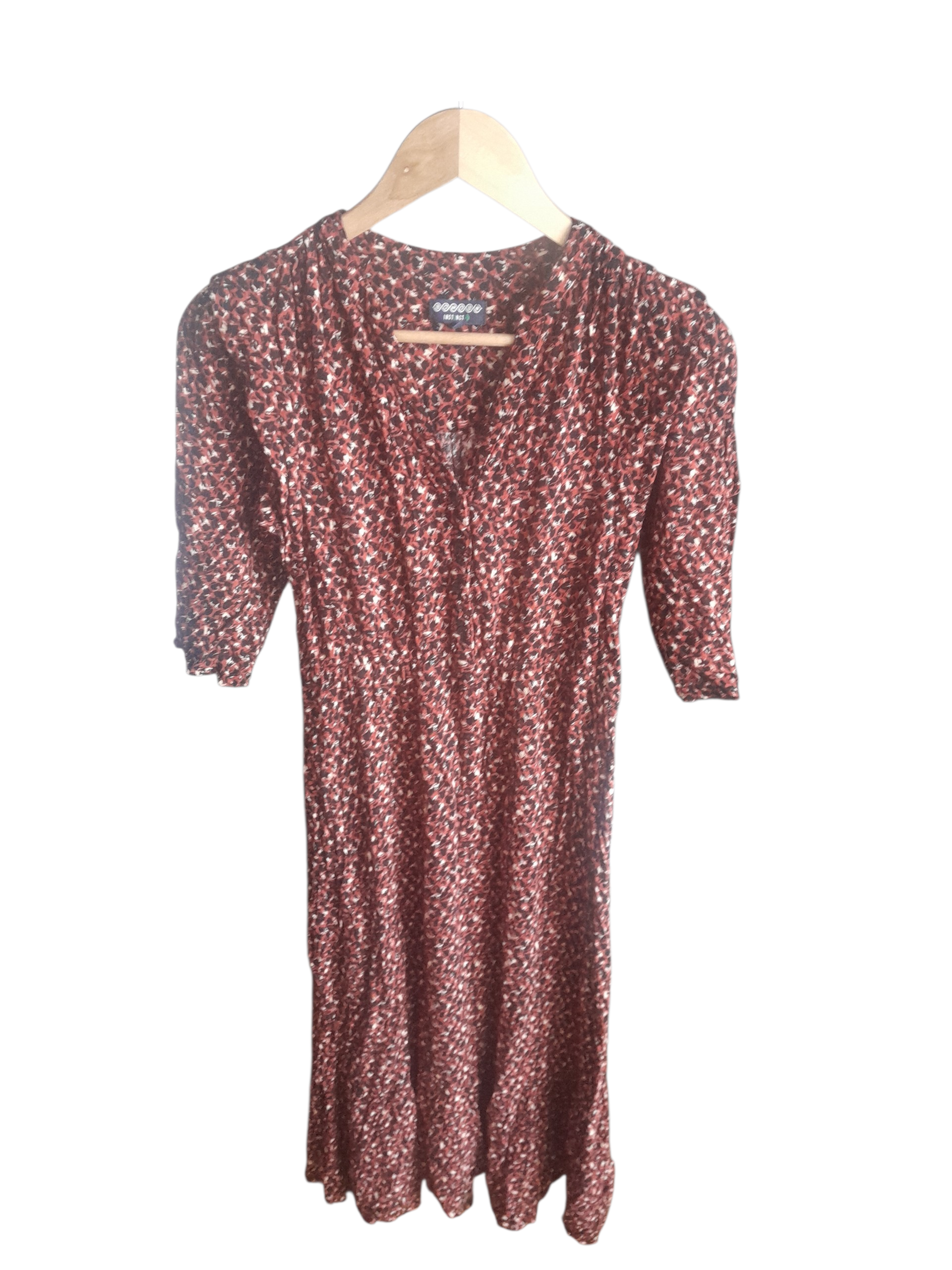 Robe fluide motif floral – Bonobo Instinct – XS  (Occasion)