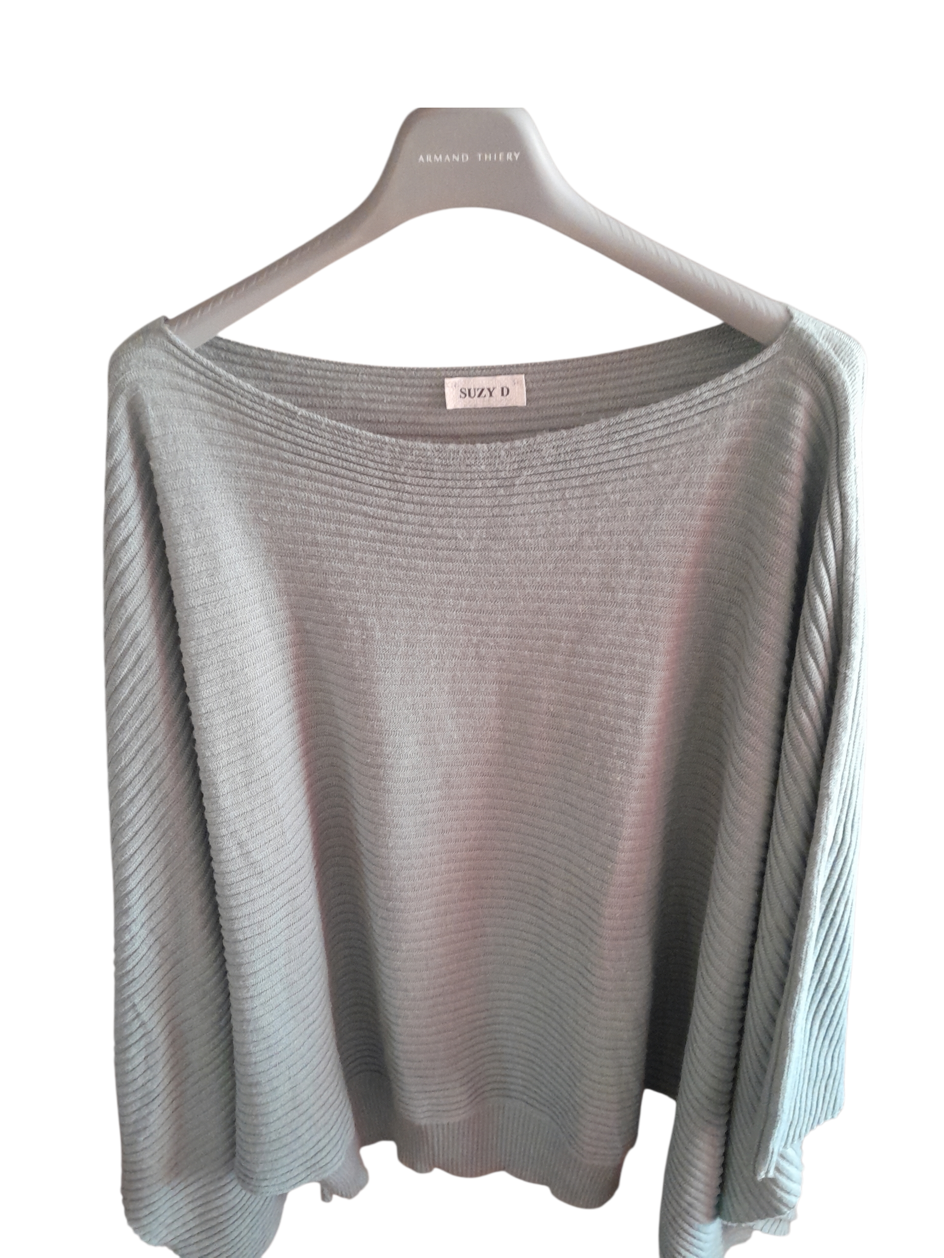 Pull oversize Suzy D London vert sauge t