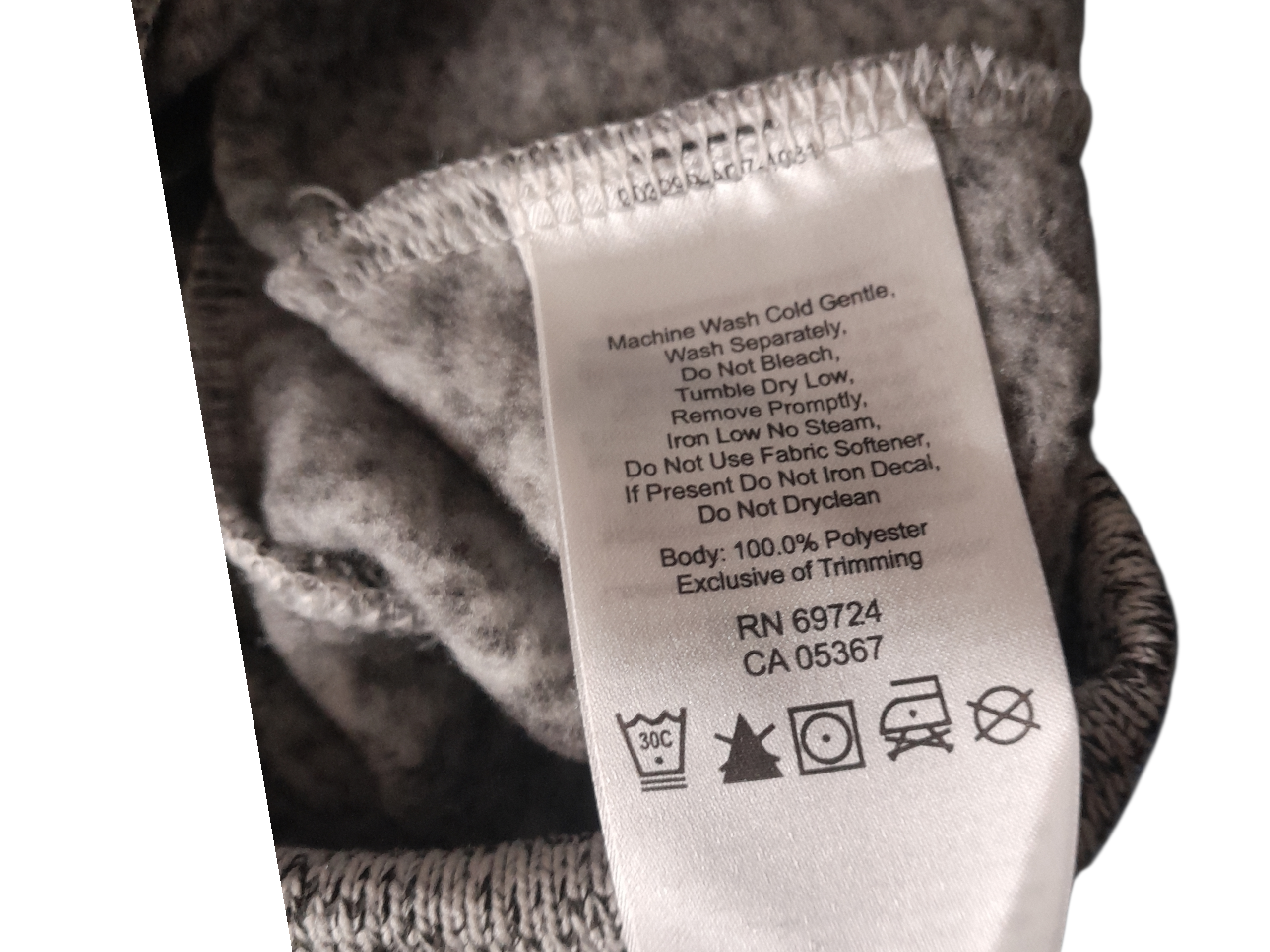 Pull polaire à capuche Columbia gris